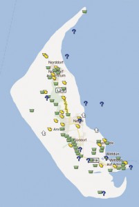 Caches auf Amrum im Überblick